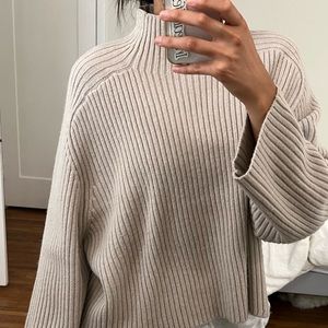 Mock neck sweater